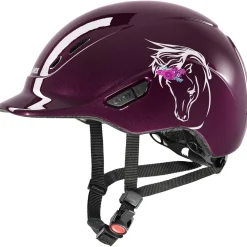 Uvex Kiddox Flower Riding Hat