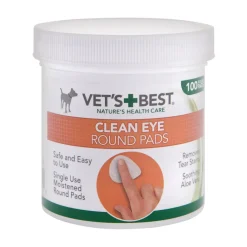 Vets Best Clean Eye Round Pads