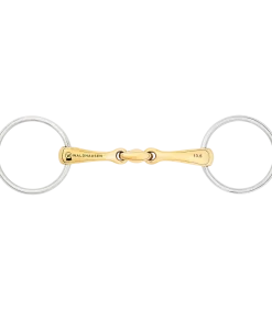 Waldhausen Double Jointed Cyprium Snaffle Bit