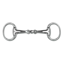 Waldhausen Double Jointed Eggbutt Snaffle Bit