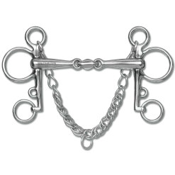 Waldhausen Double Jointed Pelham Bit
