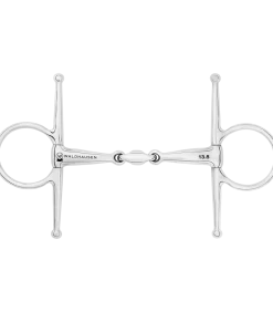 Waldhausen Double Jointed Stainless Steel Full Cheek Bit