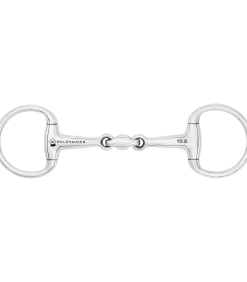 Waldhausen Double Jointed Stainless Steel Pony Eggbutt Bit