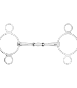 Waldhausen Double Jointed Stainless Steel 3-Ring Bit