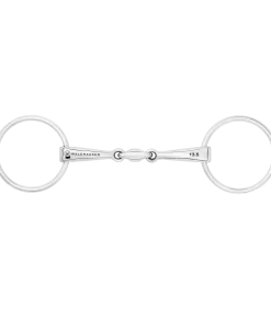 Waldhausen Double Jointed Stainless Steel Snaffle Bit