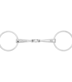 Waldhausen Lock Up Double Jointed Stainless Steel Snaffle Bit