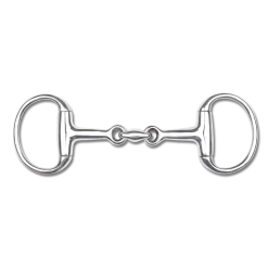 Waldhausen Pony Double Jointed Eggbutt Snaffle Bit