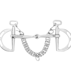 Waldhausen Single Jointed Stainless Steel Kimblewick Bit