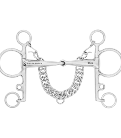 Waldhausen Single Jointed Stainless Steel Pelham Bit