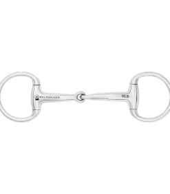 Waldhausen Single Jointed Stainless Steel Pony Eggbutt Bit