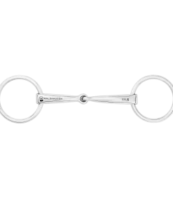 Waldhausen Single Jointed Stainless Steel Pony Snaffle Bit
