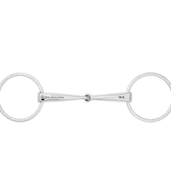 Waldhausen Single Jointed Stainless Steel Snaffle Bit