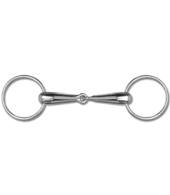 Waldhausen Stainless Steel Hollow Snaffle Bit