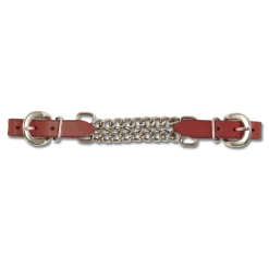 Waldhausen Western Curb Chain with Leather