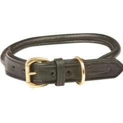 Weatherbeeta Rolled Leather Dog Collar