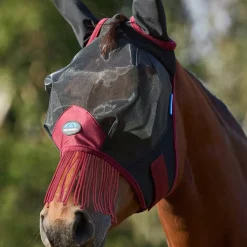 Weatherbeeta Comfitec Fine Mesh Fly Mask With Ears & Tassels