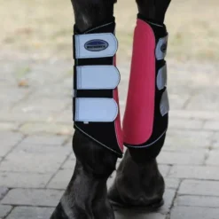 Weatherbeeta Reflective Single Lock Brushing Boots