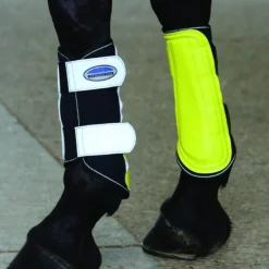 Weatherbeeta Reflective Single Lock Brushing Boots